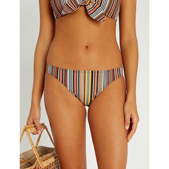 NWOT Tory Burch Striped Hipster Bikini Bottoms - Picture 3 of 7